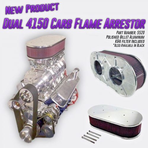 Air filter  for 4150 carbs on blower-blower shop   # 5520  flame arrestor