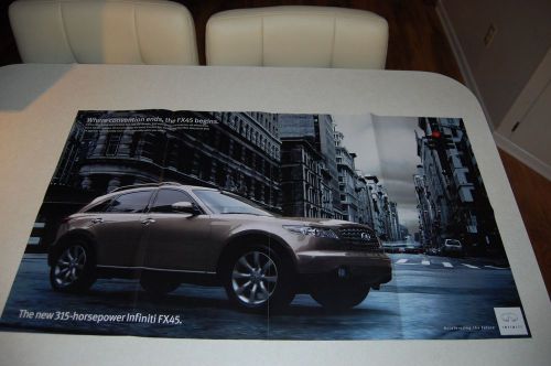 Infiniti fx brochure / catalog automotive suv poster: fx45