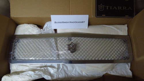Box chevy caprice classic 1986-1990 tiarra grille - chrome dual weave mesh grill