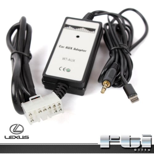 Iphone 5,6 plus aux-in charging adapter lexus 5+7pin 1999-2006 is gs gx ls lx rx