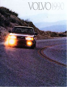 1990 volvo brochure -volvo 240 dl gl-740 gl gle turbo-760 gle-780 turbo coupe