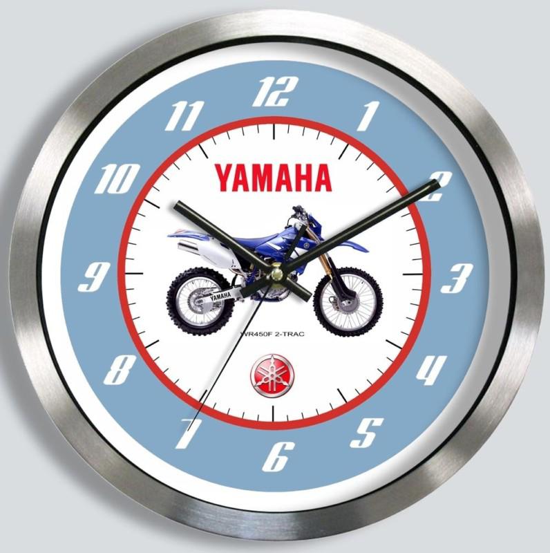 Yamaha wr450f motorcycle metal wall clock 2004 wr-450 wr 450 2-trac