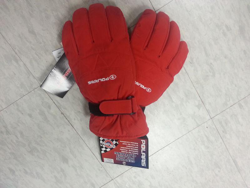 Polaris red micro-fiber gloves - size xxl / 2xl  - new- free ship - great gift
