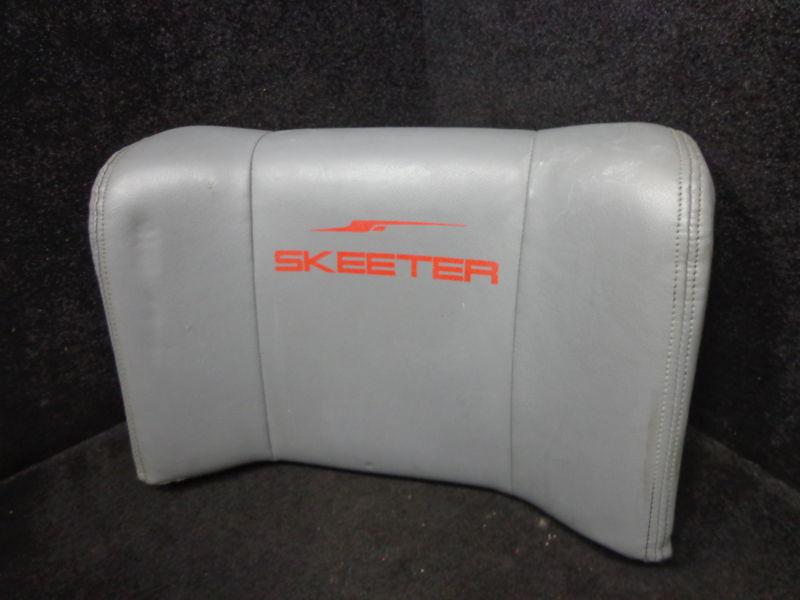 #dr163 skeeter bass boat step seat back charcoal - includes 1 step seat cushion 