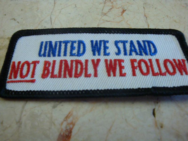 United we stand.....biker patch new!!