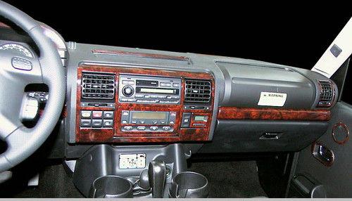 Land rover discovery series ii interior wood dash trim kit set 1999 99 2000 2001