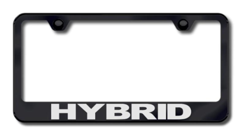 Honda hybrid laser etched license plate frame-black made in usa genuine
