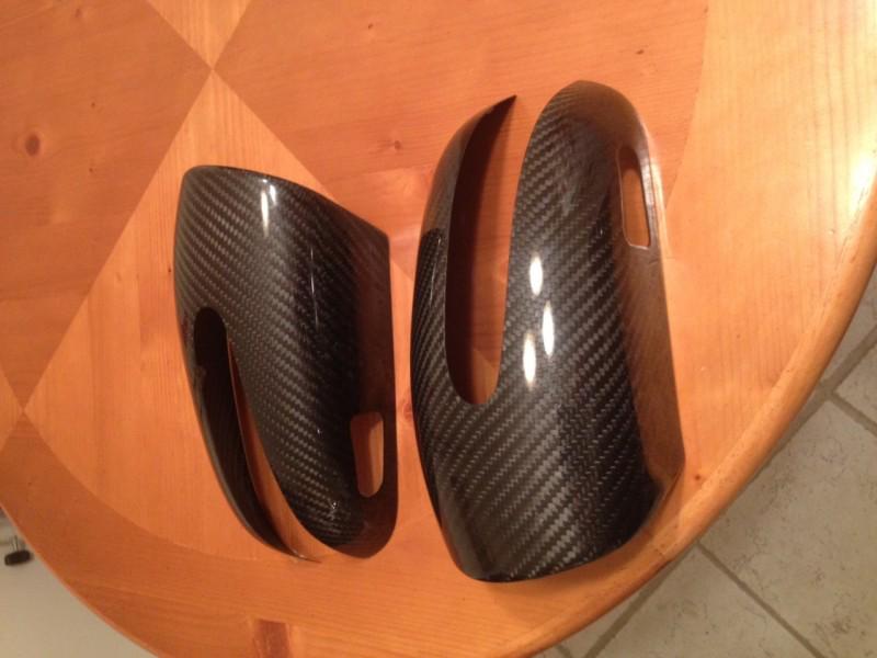 Mercedes w203 07 c230 carbon mirrow covers