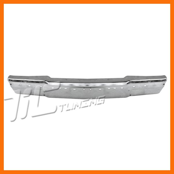88-91 ford crown victoria front face bar fo1002214 chrome wo bumper guard hole