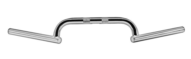 Burly chrome clubman handlebars drilled for harley sportster dyna cafe xl 