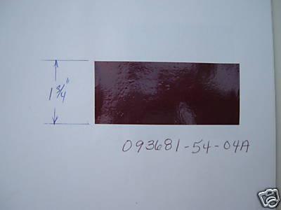 1 3/4 burgundy metallic sticker pinstripe 093681-54-04a