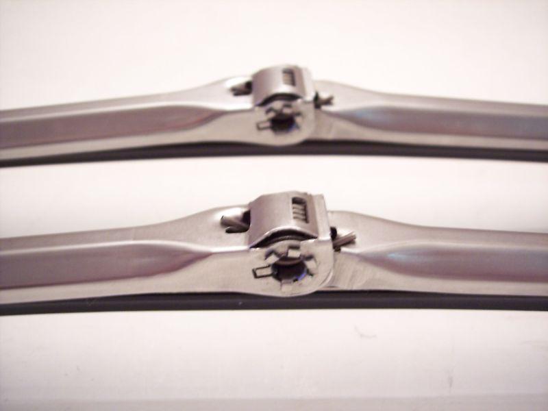 Chevelle 1968 69 70 71 72 wiper blades trico satin silver 16" show quality