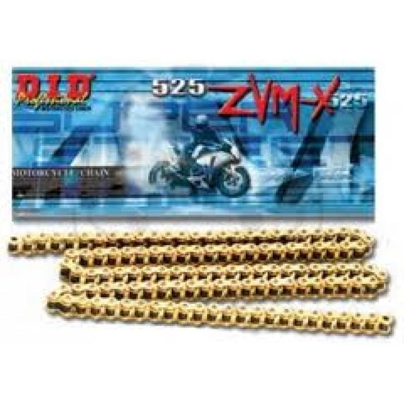 D.i.d. did 525 super street x-ring zvmx series gold chain. 525zvmx-120 links