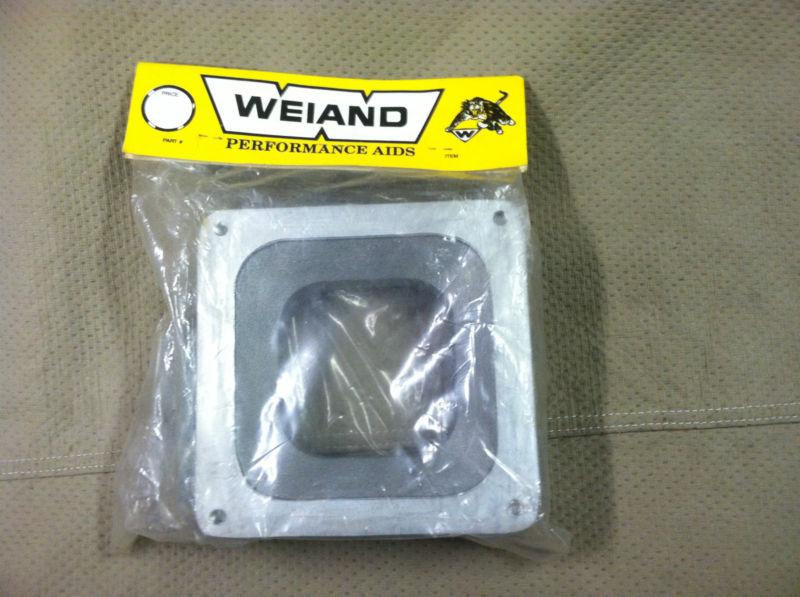 Weiand part #7466 adapter dominator to square bore new in package