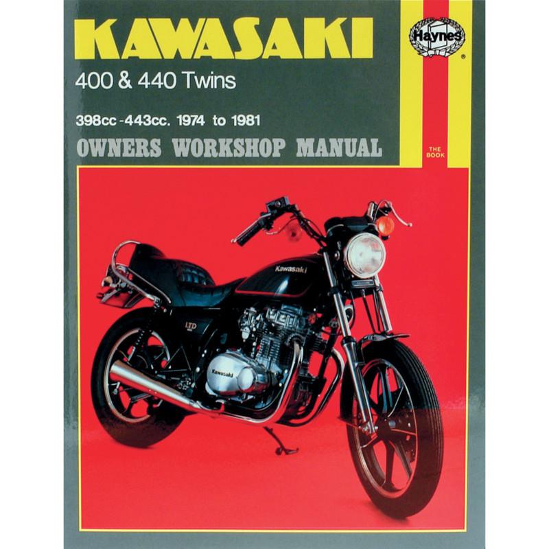 Haynes 281 repair service manual kawasaki kx400/440 1974-1981