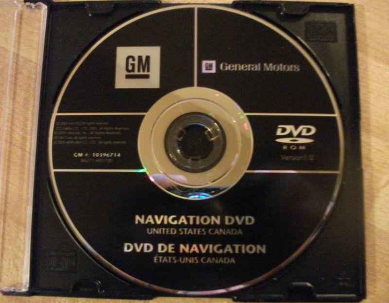Gm navigation map dvd #10396714 version 1.0