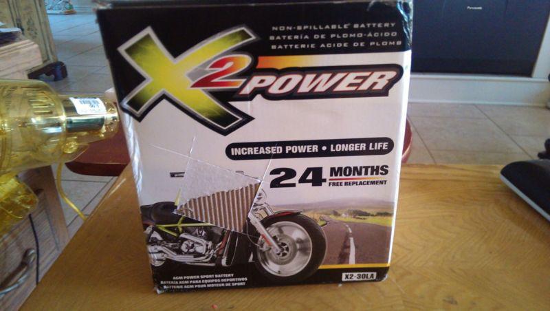 X2-30la x2power agm battery - ranger xp - polaris - atv 