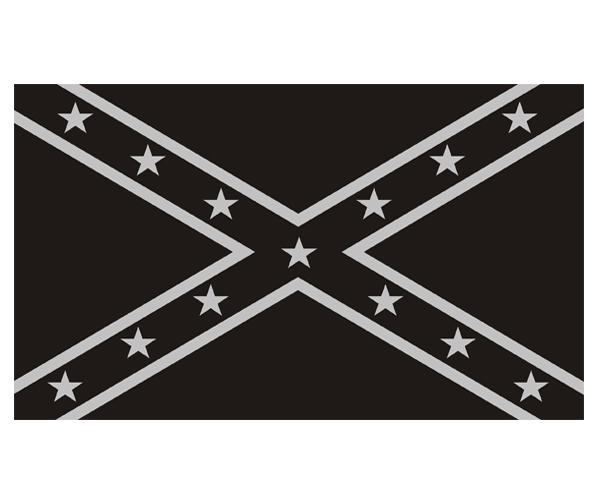 Rebel confederate subdued flag decal 5"x3" american tactical vinyl sticker zu1