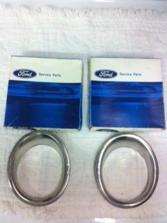 Nos ford mustang gt exhaust trim rings