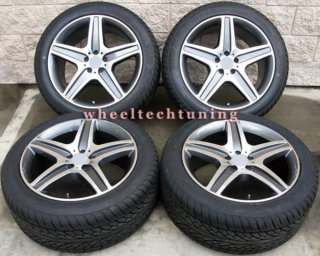 20" mercedes benz wheel and tire package - rims fit ml350, ml500 and ml550