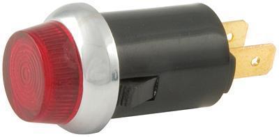 Allstar warning light performance lens/red .683" diameter ea all99065