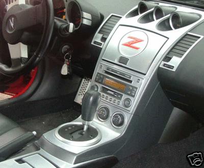Nissan 350z 350-z gt interior aluminum carbon fiber dash trim kit 2003 2004 2005