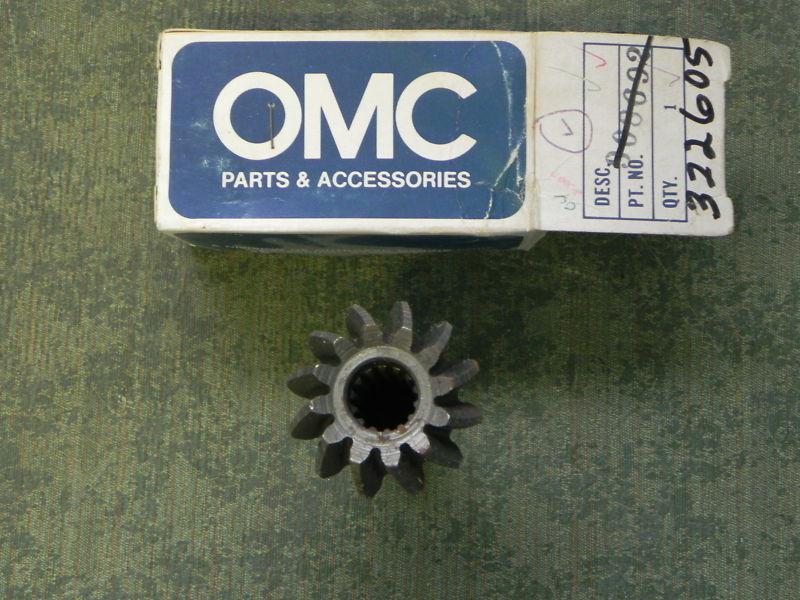 Omc pinion gear  p/n 322605 for johnson/evinrude 40 hp 1983 - 1986