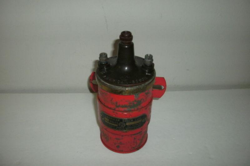 Vintage american bosch 12 volt ignition coil # c 51 - good - used - rat rod - 