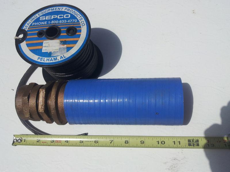 Marine shaft seal bronze for 1 1/2 shaft with new roll of packing & new hose