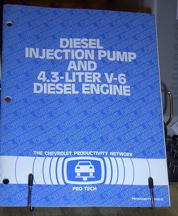 1984 chevrolet gmc truck car 4.3l diesel engine injection pump operation  manual