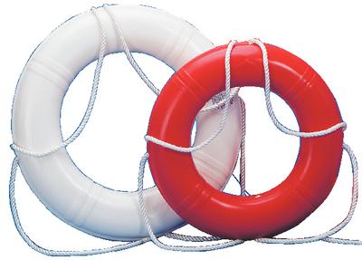 Dock edge 55241f life ring buoy 24in white usa