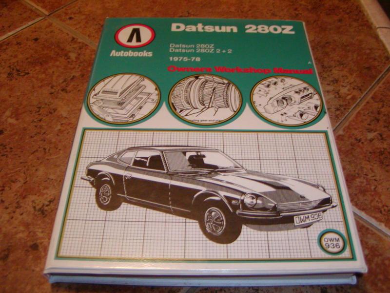 1975 1978 datsun 280z coupe and 2+2 owners workshop manual from auto books.