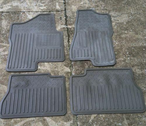 2005 chevy silverado gray rubber floor mats oem