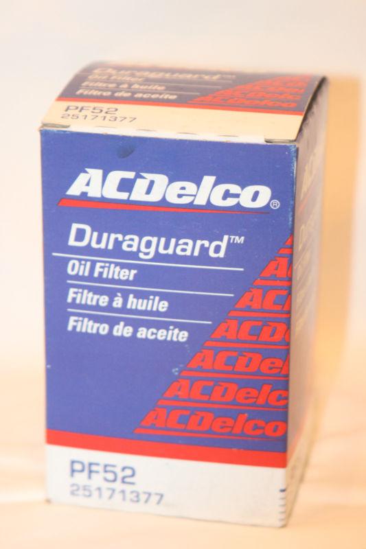 Acdelco duraguard pf52 oil filter 