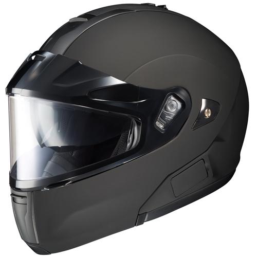 Hjc is-max bt bluetooth modular snowmobile helmet matte black size x-large
