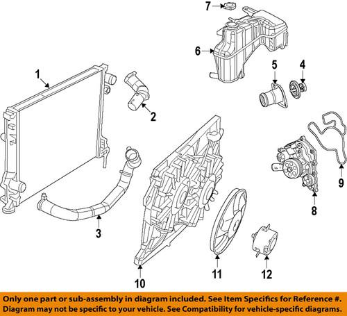 Mopar oem 68050294aa cooling fan-shroud