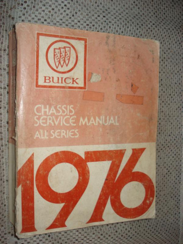 1976 buick shop manual original service book nr rare!!!