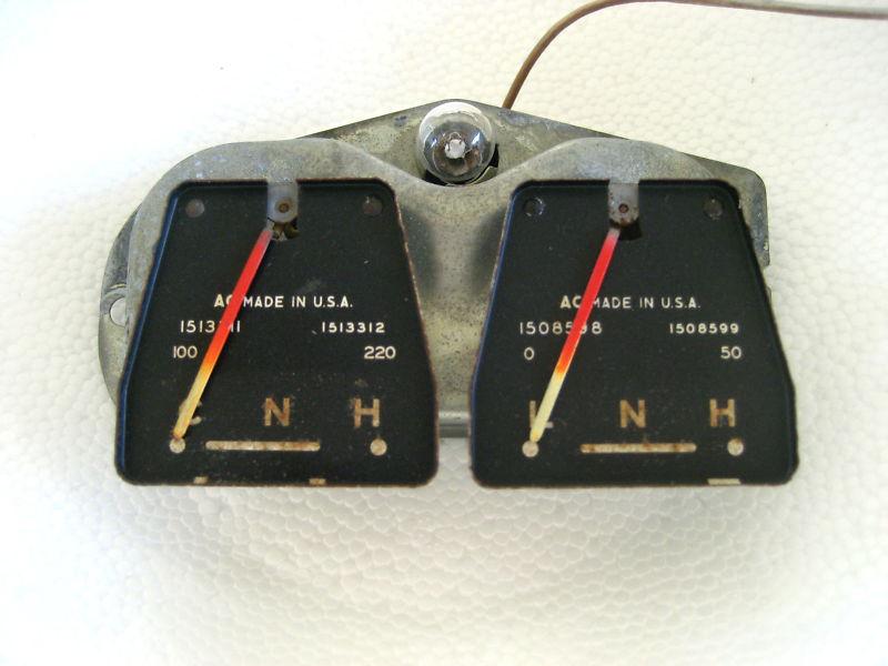 1957 buick oil pressure gauge 1957 buick temperature gauge