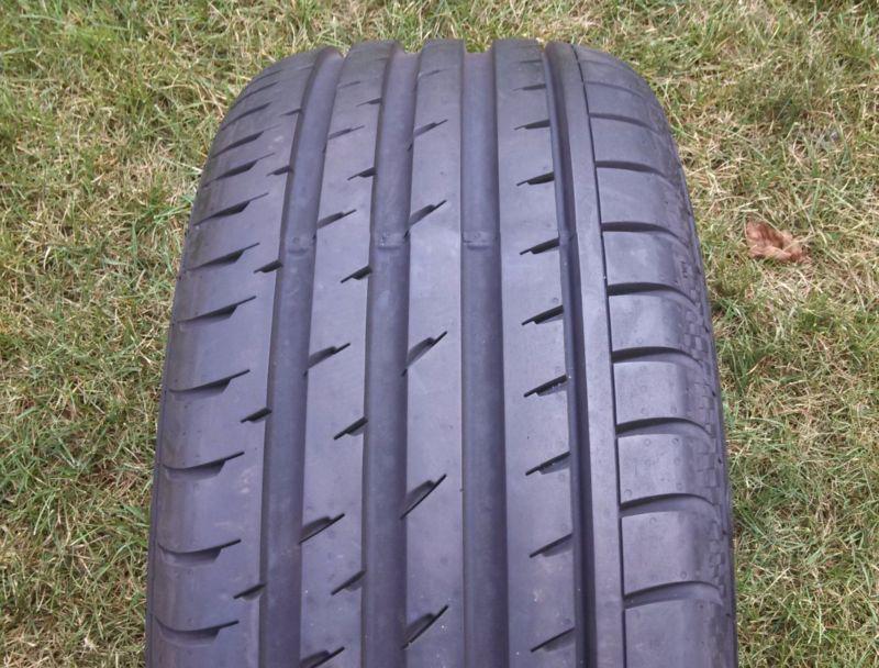 Continental contisportcontact 3   225 45 17  lot of 2 tires