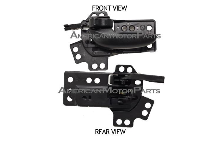00-05 dodge neon black inside-front/rear door handle pair replacement new