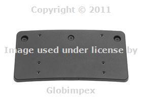 Mercedes w212 amg license plate base front oem new + 1 year warranty