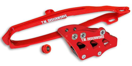 Tm designworks factory edition chain slide-n-guide kit red honda crf 250 450