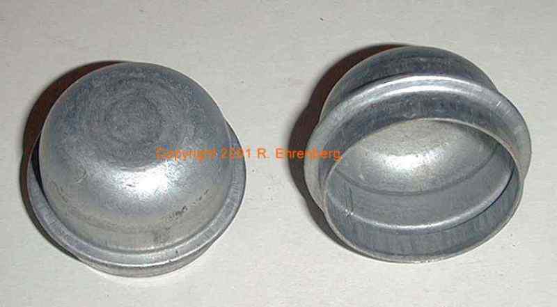 Nos 1957-72 mopar wheel hub dust grease caps a-b-c-e-body, drum and disc usa mfg