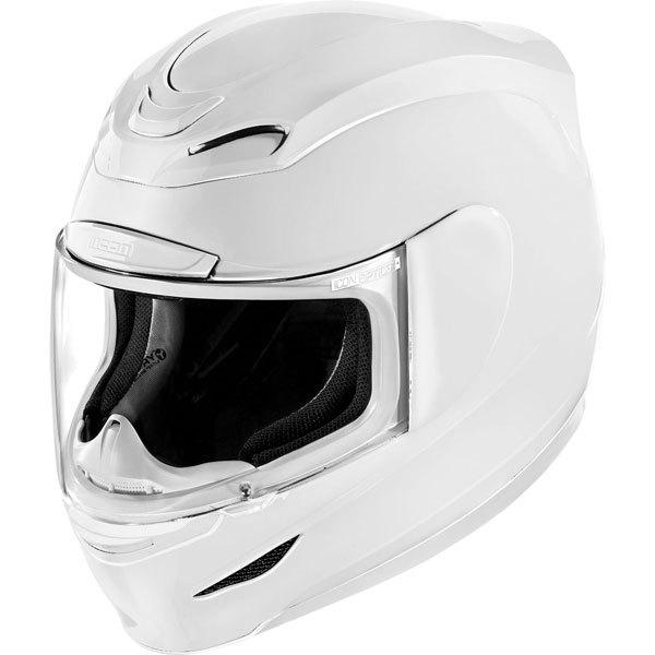 White s icon airmada full face helmet