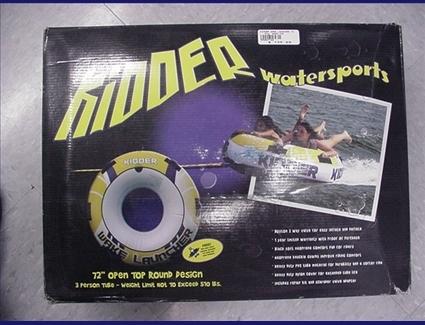 Kidder watersports wake launcher 3 person towable tube