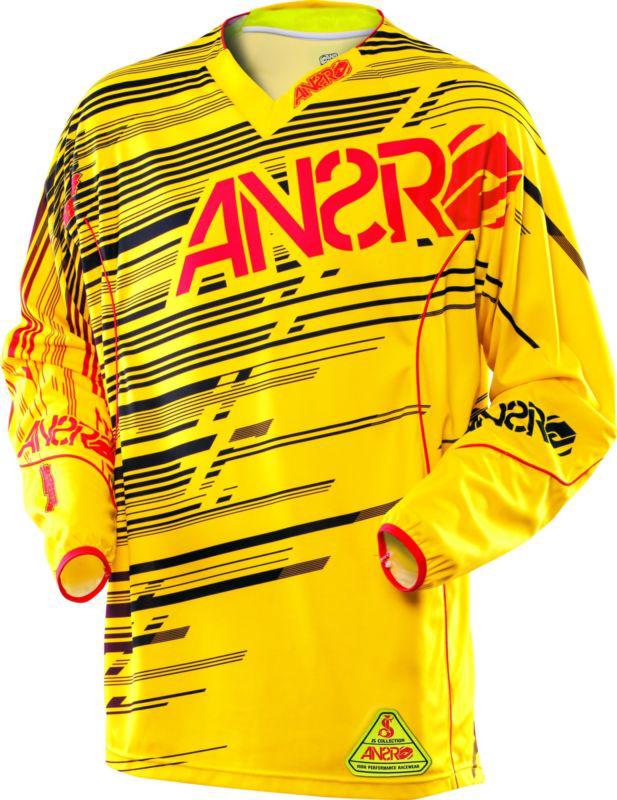 Answer a13 rush motocross jersey yellow red size large