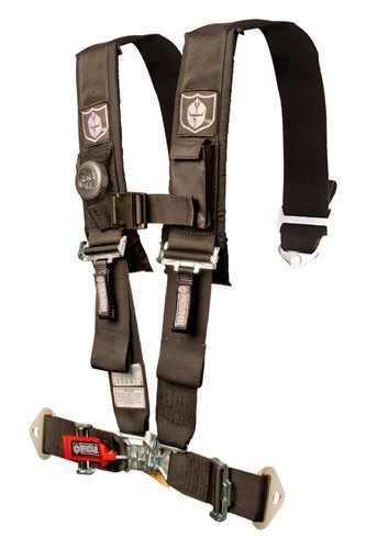 Pro armor 5-point harness w/3" pads not sewn in black fits polaris ranger 05-12