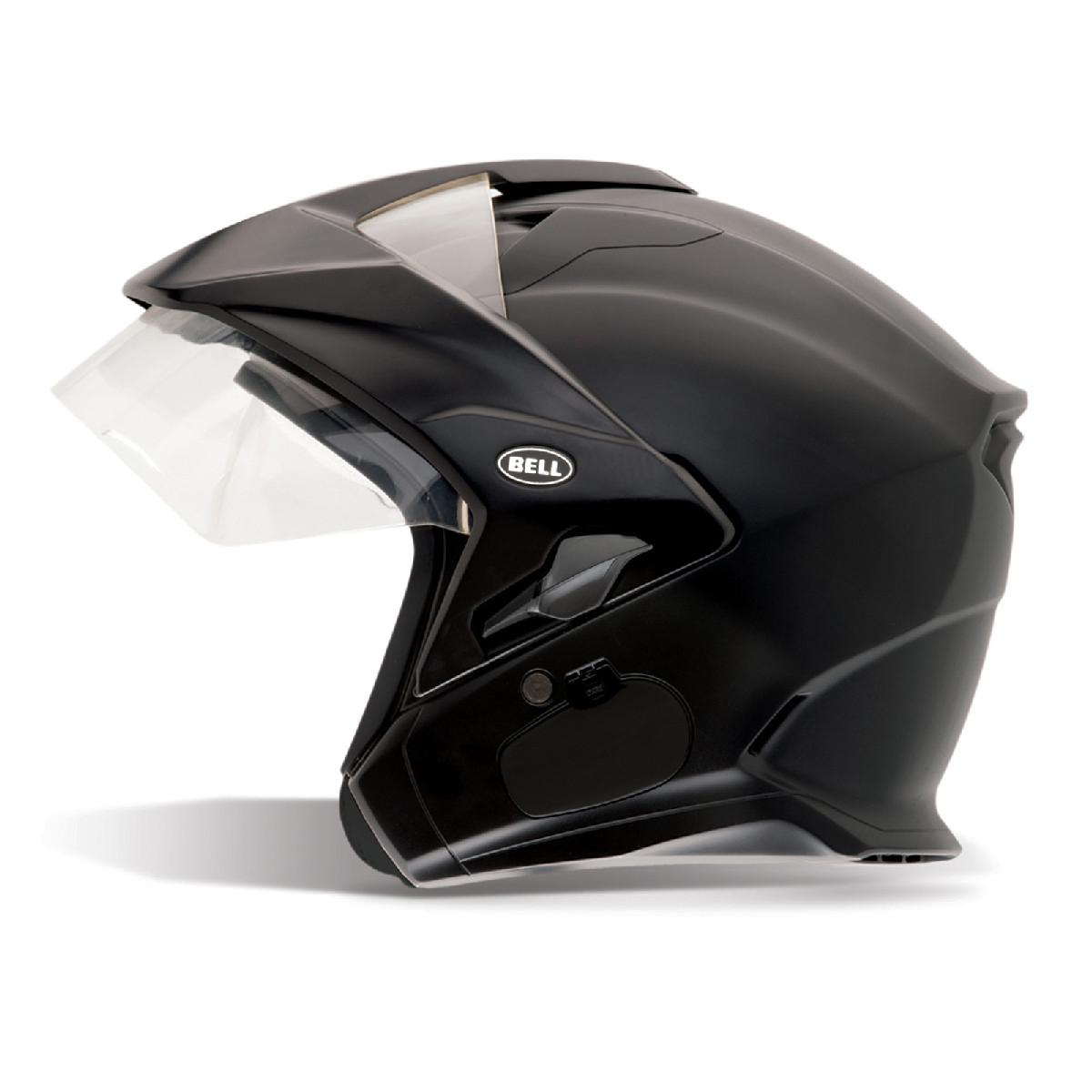 Bell mag-9 sena ready solid matte black xs-2xl motorcycle open face helmet new