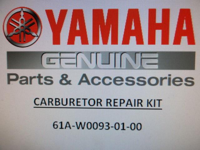 New yamaha carburetor kit for 2-strk 225(94-95), 250(91-95)    61a-w0093-01-00