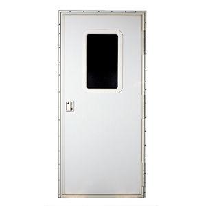 Ap products entry door, square, 28x72, rh, off white 015-287211